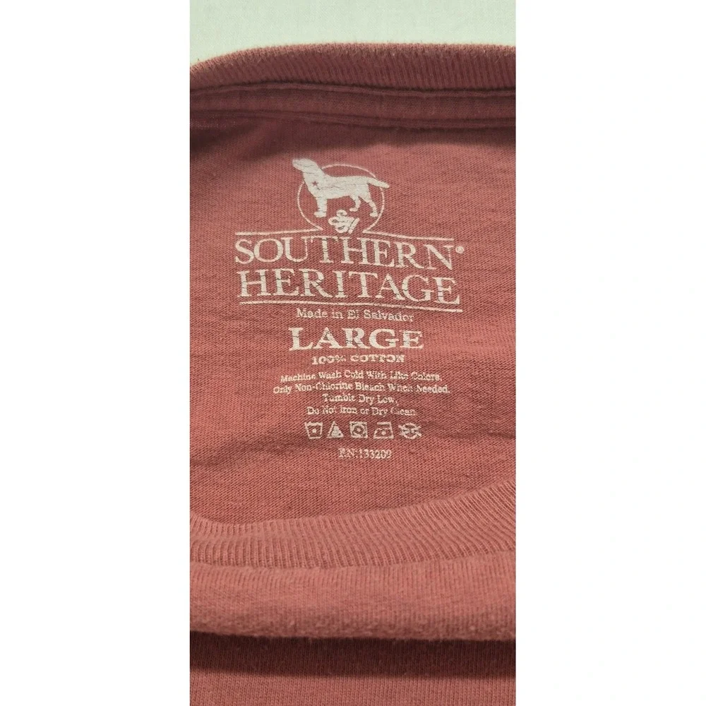 Southern Heritage men's‎ pink long sleeve football weekend traditions t-shirt XL